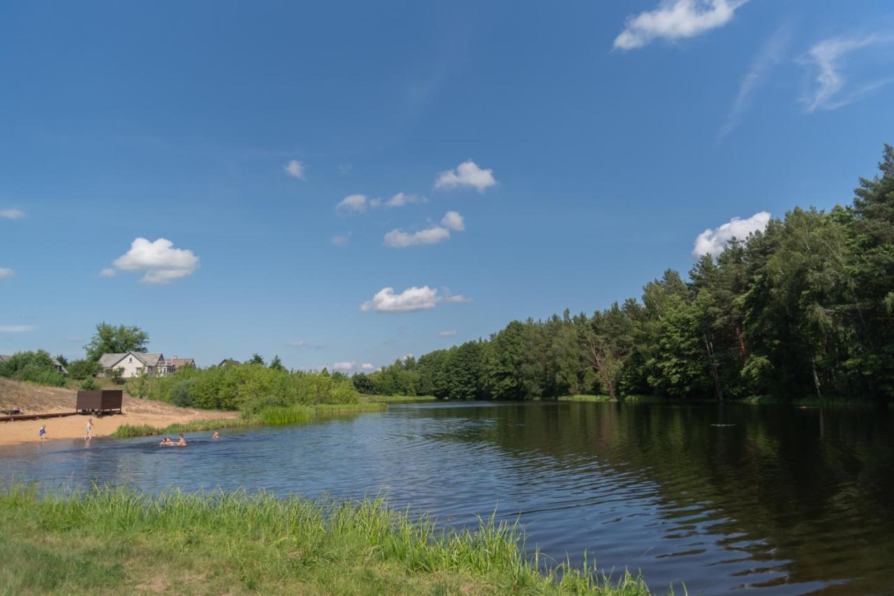 Villa Dvi Liepos Merkine Esterno foto